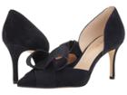 Nine West Mcfally D'orsay Pump (french Navy Isa Kid Suede) High Heels
