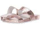 J/slides Edie (rose Gold Cracked Leather) Women's Shoes