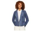 Kut From The Kloth Eveline Jacket (slate Blue) Women's Coat