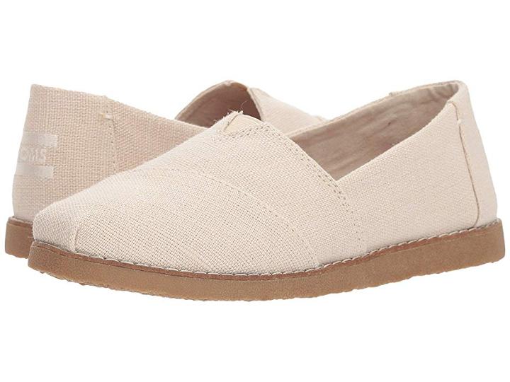 Toms Alpargata Crepe (natural Heritage) Women's Flat Shoes