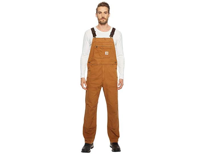 Carhartt Rugged Flex(r) Rigby Bib (carhartt Brown) Men's Casual Pants