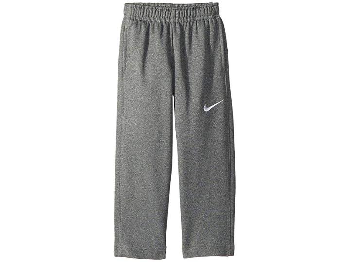 Nike Kids Therma Ko Fleece Pants (toddler) (dark Grey Heather) Boy's Casual Pants