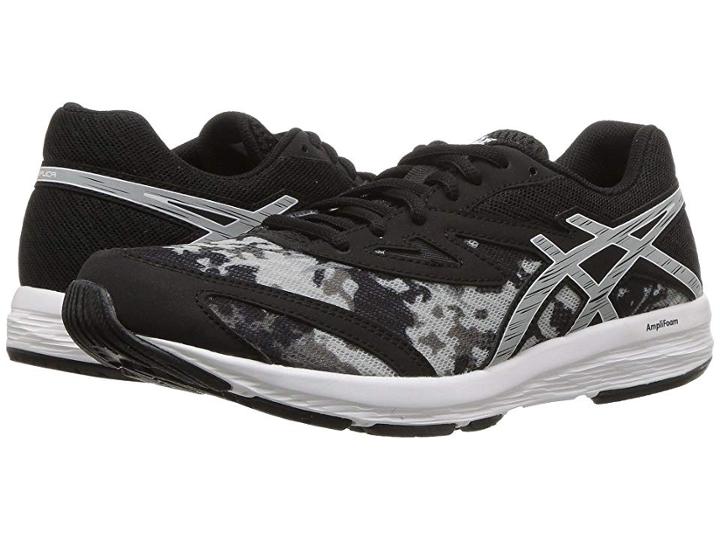 Asics Kids Amplica (big Kid) (black/mid Grey) Boys Shoes