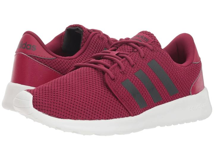 Adidas Cloudfoam Qt Racer (mystery Ruby/carbon Knit/metallic) Women's Running Shoes