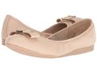 Cole Haan Emory Bow Ballet Ii (nude Leather) Women's Flat Shoes