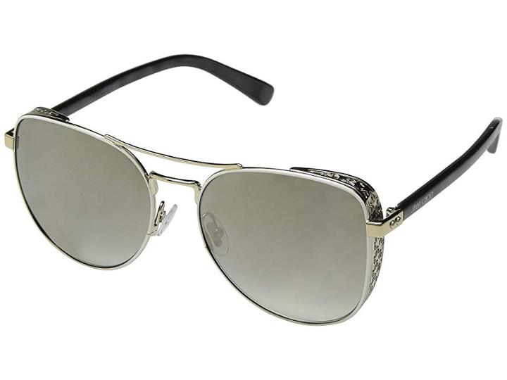 Jimmy Choo Sheena/s (white/gold) Fashion Sunglasses
