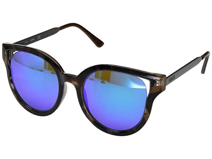 Guess Gf0323 (blonde Havana/blue Mirror) Fashion Sunglasses