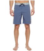 Vineyard Vines Pieced Linear Camo Boardshorts (monument Grey) Men's Swimwear