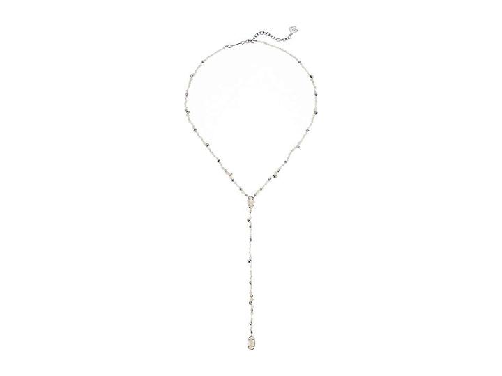 Kendra Scott Bethany Necklace (rhodium/ivory Mother-of-pearl) Necklace