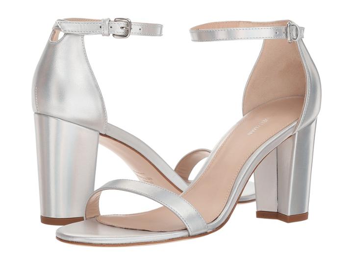 Stuart Weitzman Nearlynude (moonshine Laser Shine) Women's Shoes