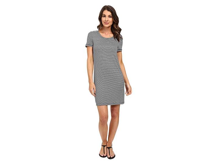Splendid Winward Stripe Micro Stripe Dress (navy) Women's Dress