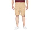 Polo Ralph Lauren Big Tall Cotton Stretch Twill Embroidered Bedford Shorts (luxury Tan/embroidered) Men's Shorts