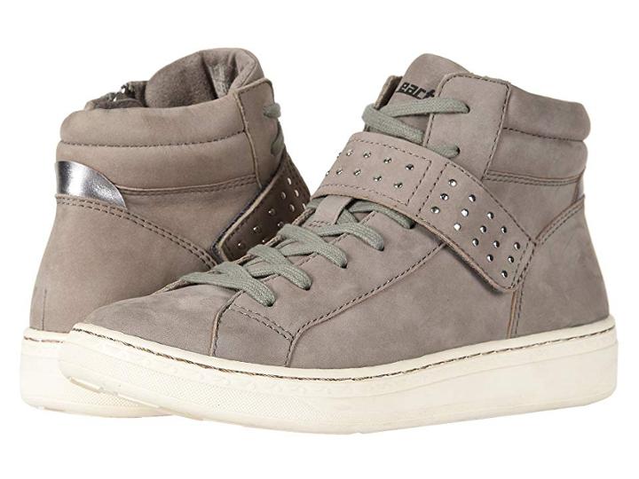 Earth Zeal (grey Soft Buck) Women's Lace Up Casual Shoes