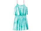 Splendid Littles Cami Dress (big Kids) (blue Turquoise/tie-dye) Girl's Dress