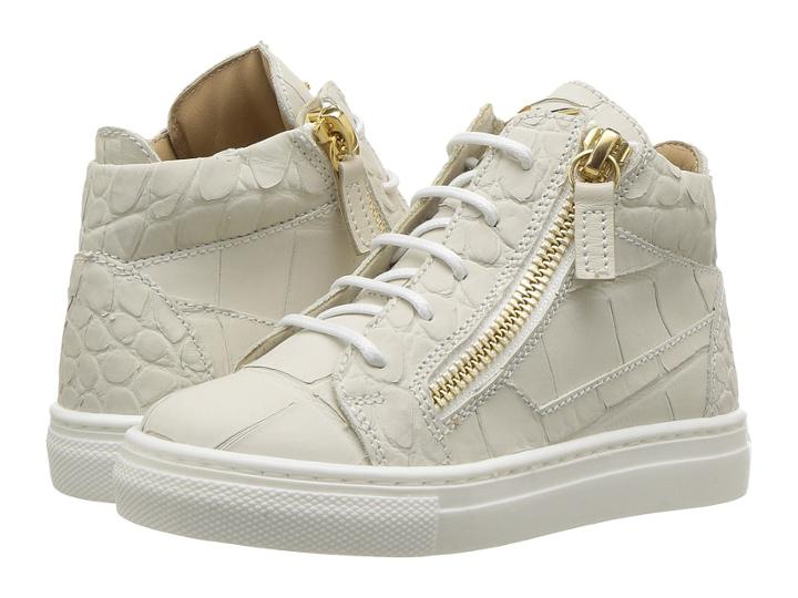 Giuseppe Zanotti Kids London Sneaker (toddler) (grey) Kid's Shoes