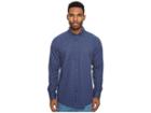 Ben Sherman Long Sleeve Two-tone Floral Print Shirt (dark Navy) Men's Long Sleeve Button Up