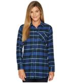 Mountain Khakis Penny Plaid Tunic Shirt (twilight Plaid) Women's Blouse