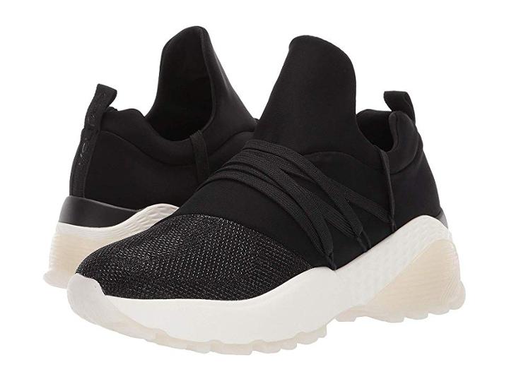 J/slides Morrow (black Glitter Lycra) Women's Shoes