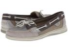 Sperry Top-sider Angelfish (charcoal/grey Sparkle Suede) Women's Slip On  Shoes