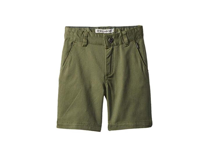Billabong Kids Carter Stretch Walk Shorts (toddler/little Kids) (agave) Boy's Shorts