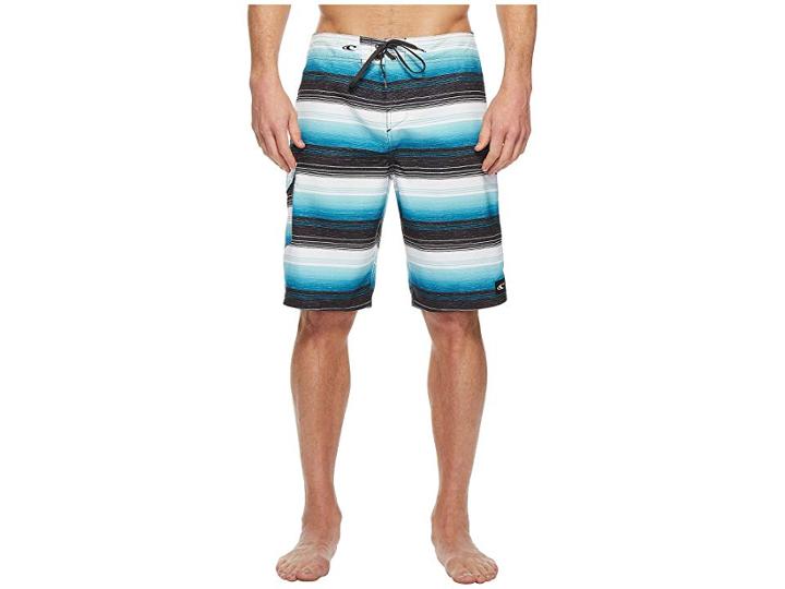 O'neill Santa Cruz Stripe Boardshorts (pool) Men's Swimwear