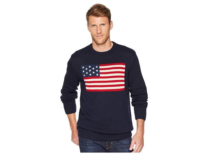 Chaps Cotton-crew Neck Sweater (rl Navy) Men's Sweater