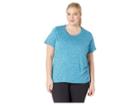 Nike Dry Training Top (size 1x-3x) (green Abyss/igloo/black) Women's Clothing