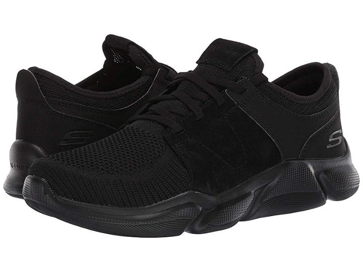 Skechers Drafter Wellmont (black/black) Men's Shoes