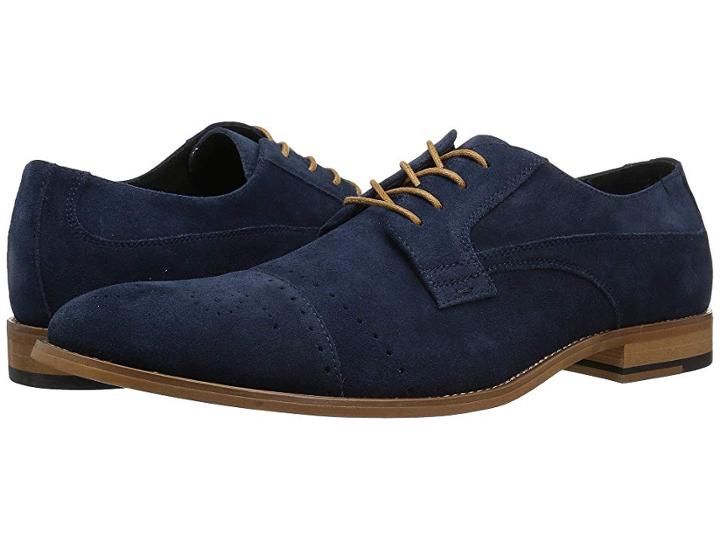 Stacy Adams Deacon (navy Suede) Men's Shoes