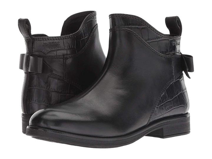 Geox Kids Agata 25 (little Kid/big Kid) (black) Girl's Shoes