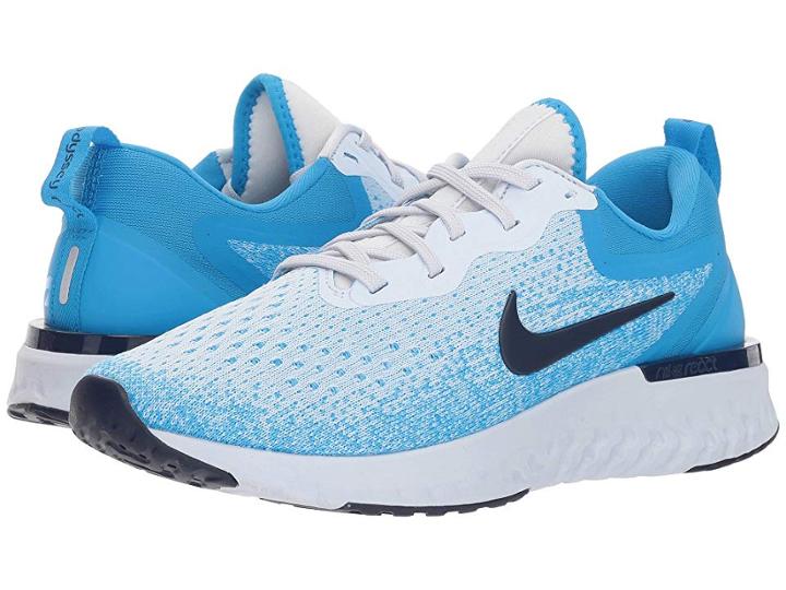 Nike Odyssey React (football Grey/blue Void/blue Hero) Women's Running Shoes