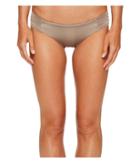 Trina Turk Studio Solids Shirred Side Hipster Bikini Bottom (taupe) Women's Swimwear