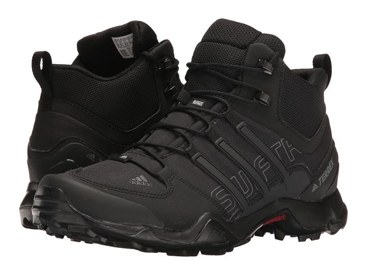 Adidas Outdoor Terrex Swift R Mid (black/black/dark Grey) Men's Climbing Shoes