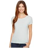 Alternative Eco Gauze Drift Short Sleeve T-shirt (mist Blue) Women's T Shirt