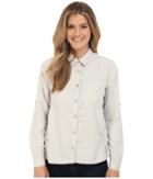 Mountain Hardwear Canyontm Long Sleeve Shirt (stone Green) Women's Long Sleeve Button Up