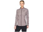 Nike Golf Dry Jacket Full Zip (burgundy Crush/black) Women's Coat