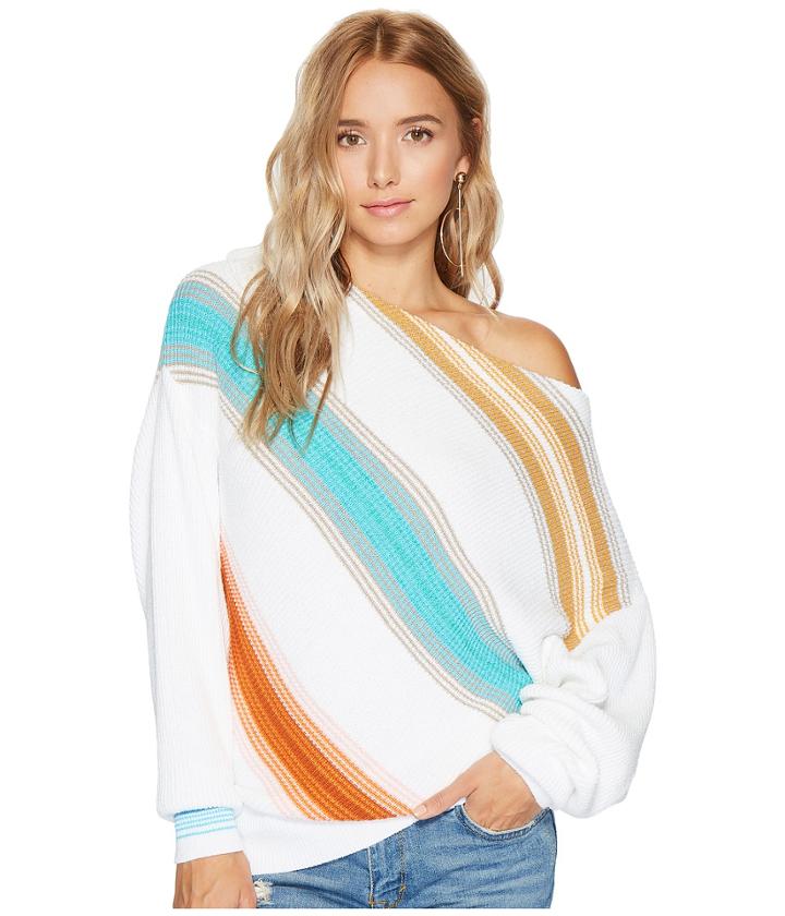 Free People Spectrum Stripe Sweater (multi) Women's Sweater