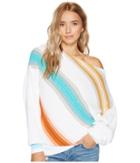 Free People Spectrum Stripe Sweater (multi) Women's Sweater