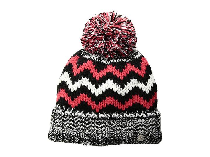 Spyder Kids Prism Hat (little Kids/big Kids) (black/hibiscus/white) Caps