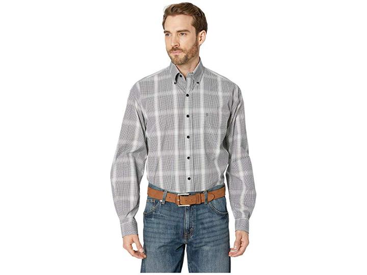 Stetson 1866 Birch Check (black) Men's Clothing