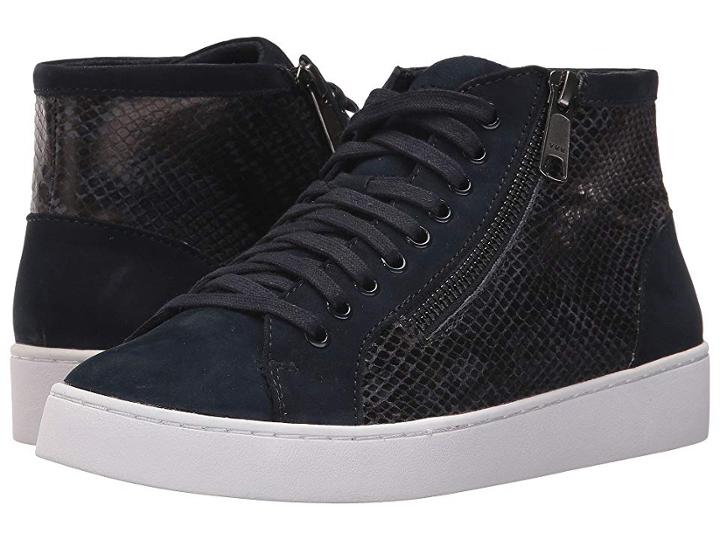 Vionic Torri (navy Snake) Women's Zip Boots