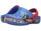 Crocs Kids Crocband Captain America Clog (toddler/little Kid) (varsity Blue/red) Boys Shoes