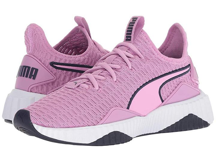 Puma Kids Defy (big Kid) (orchid/puma White/peacoat) Girl's Shoes