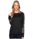 Mountain Hardwear Snowchill Fleece Long Sleeve Shirt (heather Black) Women's Clothing
