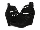 Cordani Electra (black Suede) Women's Wedge Shoes
