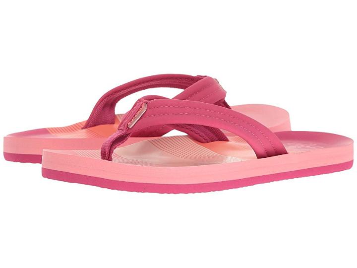 Reef Kids Little Ahi (toddler/little Kid) (pink/stripes) Girls Shoes