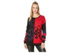 Bcbgeneration Jacquard Sweater (black/multi) Women's Sweater