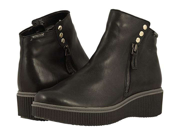 Mephisto Ewa (black Silk) Women's Shoes