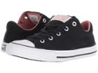 Converse Kids Chuck Taylor(r) All Star(r) Madison Ox (little Kid/big Kid) (black/rust Pink/white) Girls Shoes