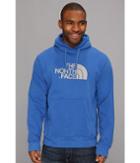 The North Face Half Dome Hoodie (nautical Blue/metallic Silver) Men's Long Sleeve Pullover